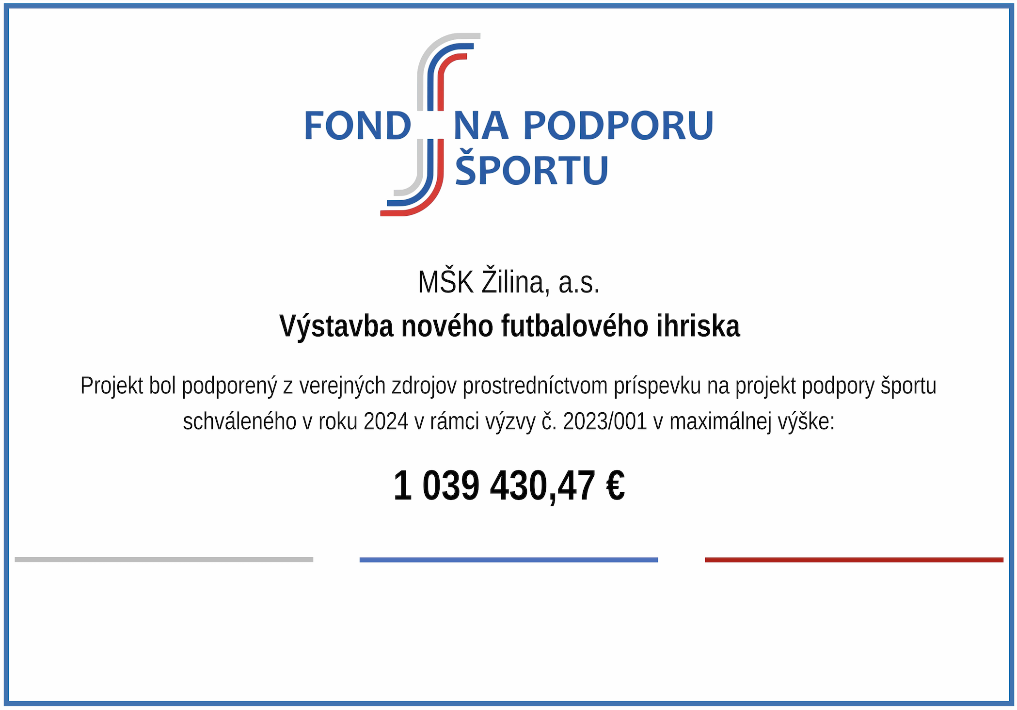 Fond na podporu �portu